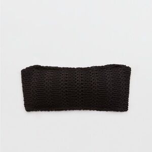 Black Crochet Bathing Suit